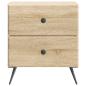 Preview: Nachttisch Sonoma-Eiche 43 x 34,5 x 47,5 cm Holzwerkstoff