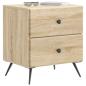 Preview: Nachttisch 2 Stk. Sonoma-Eiche 43 x 34,5 x 47,5 cm