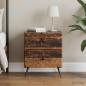 Preview: ARDEBO.de - Nachttisch Altholz 43 x 34,5 x 47,5 cm Holzwerkstoff
