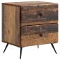Preview: Nachttisch Altholz 43 x 34,5 x 47,5 cm Holzwerkstoff