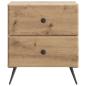 Preview: Nachttisch Artisan-Eiche 43 x 34,5 x 47,5 cm Holzwerkstoff