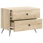 Preview: Nachttisch Sonoma-Eiche 62 x 34,5 x 47,5 cm Holzwerkstoff