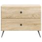 Preview: Nachttisch Sonoma-Eiche 62 x 34,5 x 47,5 cm Holzwerkstoff