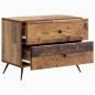 Preview: Nachttisch Altholz 62 x 34,5 x 47,5 cm Holzwerkstoff
