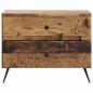 Preview: Nachttisch Altholz 62 x 34,5 x 47,5 cm Holzwerkstoff