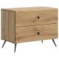 Preview: Nachttisch Artisan-Eiche 62 x 34,5 x 47,5 cm Holzwerkstoff