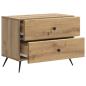 Preview: Nachttisch Artisan-Eiche 62 x 34,5 x 47,5 cm Holzwerkstoff