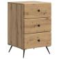 Preview: Nachttisch Artisan-Eiche 43 x 41 x 66,5 cm Holzwerkstoff