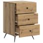 Preview: Nachttisch Artisan-Eiche 43 x 41 x 66,5 cm Holzwerkstoff