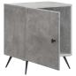 Preview: Nachttisch Betongrau 43 x 34,5 x 50 cm Holzwerkstoff