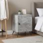 Preview: Nachttisch 2 stk. Betongrau 43 x 34,5 x 50 cm Holzwerkstoff