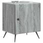 Preview: Nachttisch Graues Sonoma 43 x 34,5 x 50 cm Holzwerkstoff