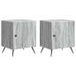 Preview: Nachttisch 2 stk. Graues Sonoma 43 x 34,5 x 50 cm Holzwerkstoff