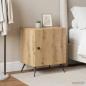 Preview: ARDEBO.de - Nachttisch 2 stk. Artisan-Eiche 43 x 34,5 x 50 cm Holzwerkstoff