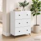Preview: ARDEBO.de - Schubladenschrank 66 x 34,5 x 90 cm Holzwerkstoff