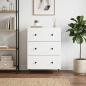 Preview: Schubladenschrank 66 x 34,5 x 90 cm Holzwerkstoff