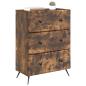 Preview: Schubladenschrank 66 x 34,5 x 90 cm Holzwerkstoff R?uchereiche