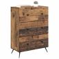 Preview: Schubladenschrank 66 x 34,5 x 90 cm Holzwerkstoff Altholz