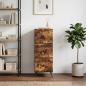 Preview: Schubladenschrank Ger?ucherte Eiche 33 x 34,5 x 90 cm
