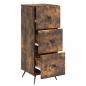 Preview: Schubladenschrank Ger?ucherte Eiche 33 x 34,5 x 90 cm
