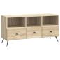 Preview: TV-Schränk Sonoma-Eiche 102 x 34,5 x 50 cm Holzwerkstoff