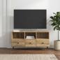 Preview: ARDEBO.de - TV-Schränk 102 x 34,5 x 50 cm Artisan-Eiche Holzwerkstoff