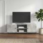 Preview: ARDEBO.de - TV-Schränk 150 x 31 x 50 cm Betongrau Holzwerkstoff