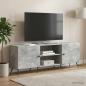Preview: TV-Schränk 150 x 31 x 50 cm Betongrau Holzwerkstoff