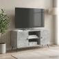 Preview: ARDEBO.de - TV-Schränk 102 x 34,5 x 50 cm Betongrau Holzwerkstoff