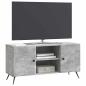 Preview: TV-Schränk 102 x 34,5 x 50 cm Betongrau Holzwerkstoff