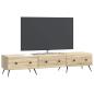 Preview: TV-Schränk Sonoma-Eiche 147 x 34,5 x 30 cm Holzwerkstoff