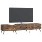 Preview: TV-Schränk Geräucherte Eiche 147 x 34,5 x 30 cm Holzwerkstoff