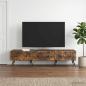 Preview: TV-Schränk Geräucherte Eiche 147 x 34,5 x 30 cm Holzwerkstoff