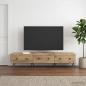 Preview: ARDEBO.de - TV-Schränk 147 x 34,5 x 30 cm Artisan-Eiche Holzwerkstoff
