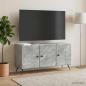 Preview: ARDEBO.de - TV-Schränk Betongrau 99 x 34,5 x 50 cm Holzwerkstoff