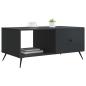 Preview: Couchtisch Schwarz 90 x 50 x 40 cm Holzwerkstoff