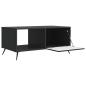 Preview: Couchtisch Schwarz 90 x 50 x 40 cm Holzwerkstoff
