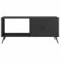 Preview: Couchtisch Schwarz 90 x 50 x 40 cm Holzwerkstoff