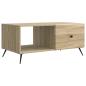 Preview: Couchtisch Sonoma-Eiche 90 x 50 x 40 cm Holzwerkstoff