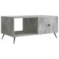 Preview: Couchtisch Betongrau 90 x 50 x 40 cm Holzwerkstoff