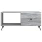 Preview: Couchtisch Sonoma-Grau 90 x 50 x 40 cm Holzwerkstoff