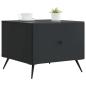Preview: Couchtisch Schwarz 49 x 50 x 40 cm Holzwerkstoff