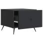 Preview: Couchtisch Schwarz 49 x 50 x 40 cm Holzwerkstoff
