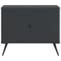 Preview: Couchtisch Schwarz 49 x 50 x 40 cm Holzwerkstoff