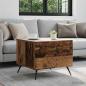 Preview: ARDEBO.de - Couchtisch Altholz 49 x 50 x 40 cm Holzwerkstoff
