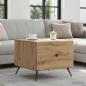 Preview: ARDEBO.de - Couchtisch Artisan-Eiche 49 x 50 x 40 cm Holzwerkstoff