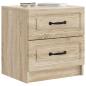 Preview: Nachttisch 2 Stk. Sonoma-Eiche 43 x 34,5 x 44,5 cm