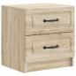 Preview: Nachttisch 2 Stk. Sonoma-Eiche 43 x 34,5 x 44,5 cm