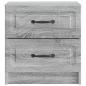 Preview: Nachttisch Sonoma-Grau 43 x 34,5 x 44,5 cm Holzwerkstoff