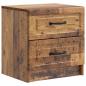 Preview: Nachttisch 2 Stk. Altholz 43 x 34,5 x 44,5 cm Holzwerkstoff